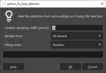how to remove text from image in gimp