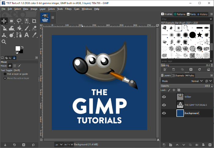 tutorial gimp photoshop